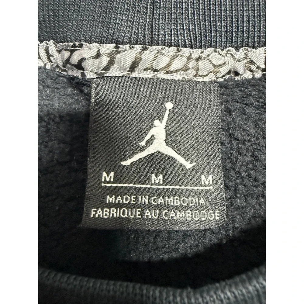 Jordan Sweatshirt Mens Medium Fleece Crewneck Pullover Jumpman Logo 810747-010